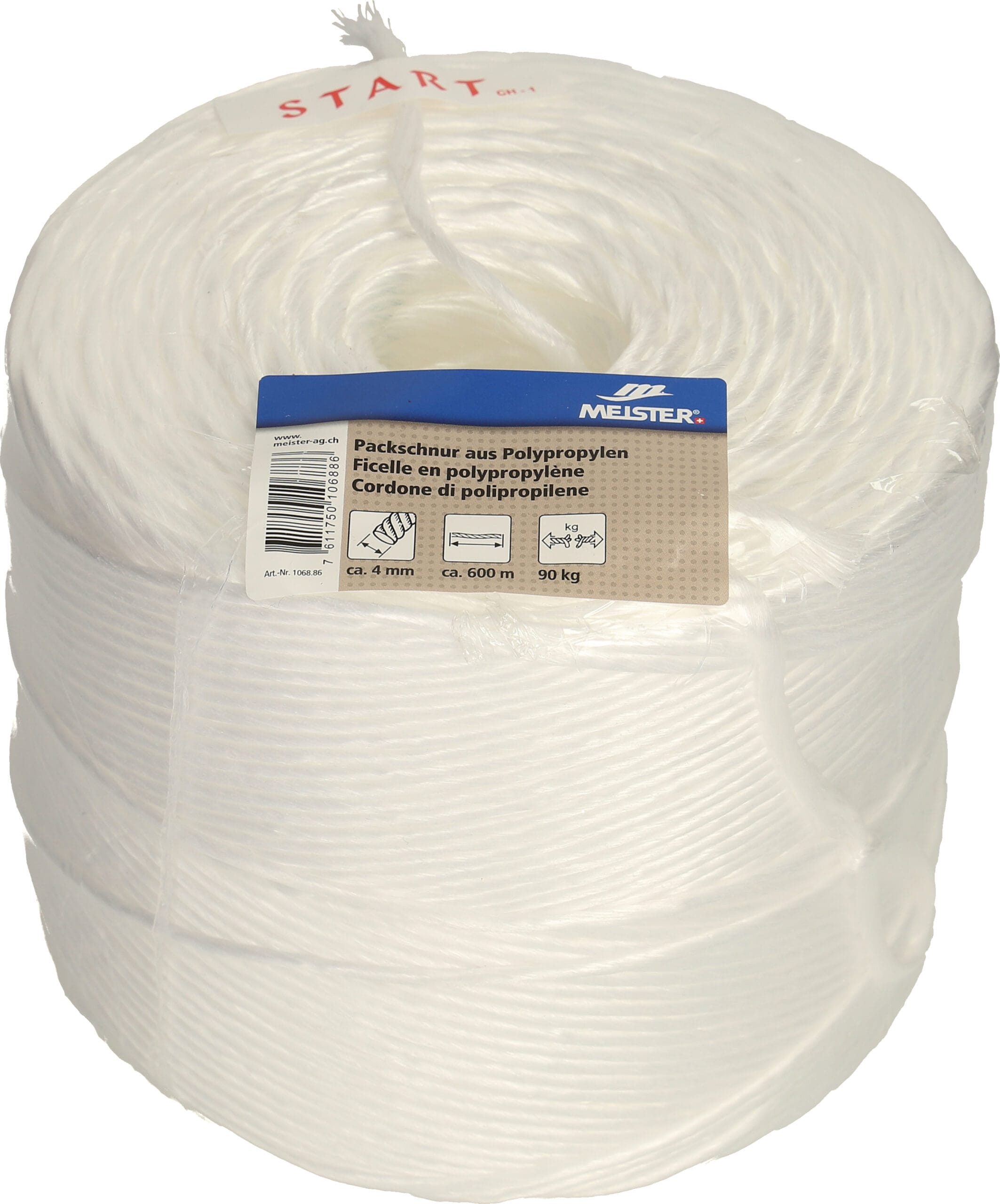 NEUTRAL-10.23.007.00.544-7611750106886 NEUTRAL Schnur PP 10.23.007.00.544 weiss 600m – Hochwertig & günstig bei ShopDeca