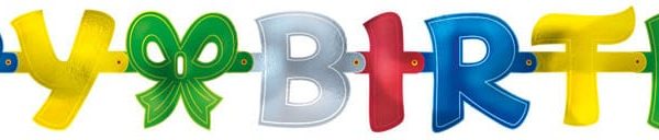 NEUTRAL Party-Kette 1722 Happy Birthday