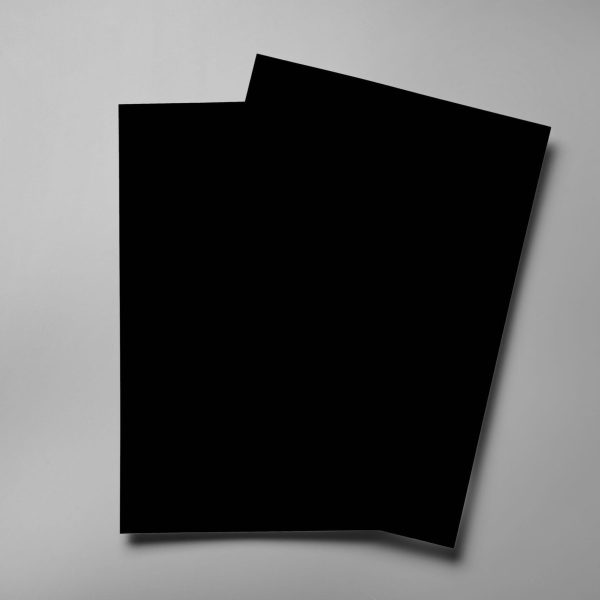 NEUTRAL Einlagekarton 23,2x29,7cm 39200/04 330g, schwarz 25 Blatt