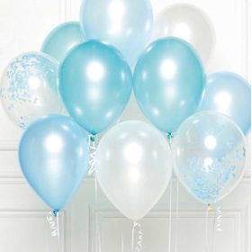 NEUTRAL DIY Ballon Bouquet 9907428 blau