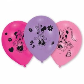 NEUTRAL Ballons Minnie Mouse 10 Stk. 999371 pink, violett 25.4cm