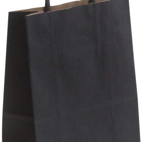 NEUTRAL Tragtaschen Allegra schwarz SDF16-798 Kraft,110g, 16x8x21cm 25 Stk.
