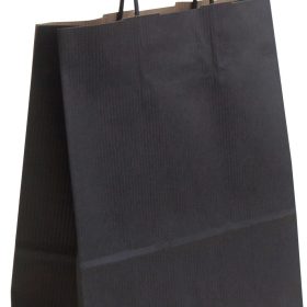 NEUTRAL Tragtaschen Allegra schwarz SDF22-798 Kraft,110g, 22x10x27cm 25 Stk.