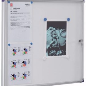 NOBO Schaukasten 6xA4 1900847 730x680x22cm