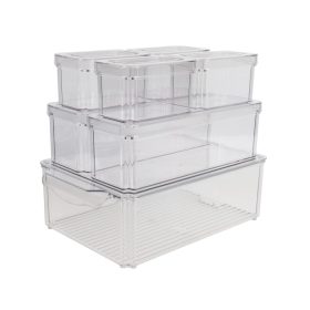 NORDIC Q Fridge/Pantry storage set 2360037 Transparent, 7 pcs.