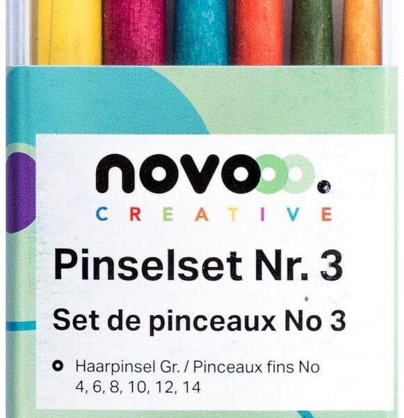 NOVOOO Pinselset Nr. 3 93942-9904 6-teilig