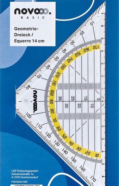 NOVOOO Geodreieck 14cm E-110130 MTH
