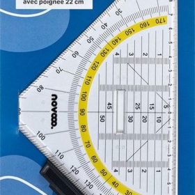 NOVOOO Geodreieck 22cm E-110134 MTH mit Griff