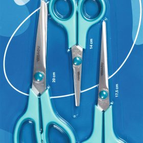 NOVOOO Scheren-Set Universal E-190039 MTH 3-teilig, 14/17,5/20 cm