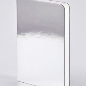 NUUNA Notizbuch Shiny Starlet A6 53962 Silver,Punkte,176 S.