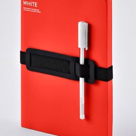 NUUNA Notizbuch Not White A5 55218 Red,blanko,176 S.