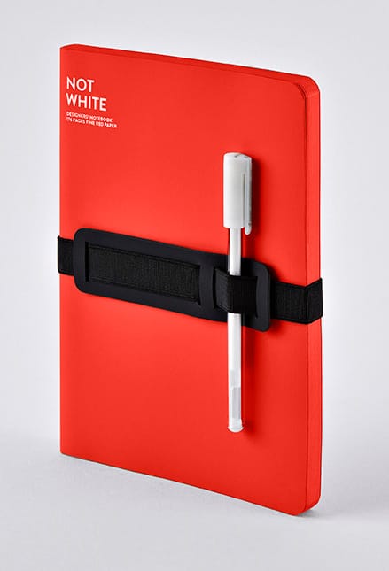 NUUNA-55218-4260358555218 NUUNA Notizbuch Not White A5 55218 Red,blanko,176 S. – Hochwertig & günstig bei ShopDeca