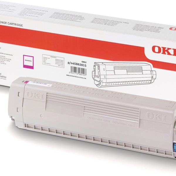 OKI Toner magenta 45862815 MC873 10'000 Seiten