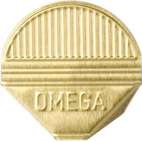 OMEGA Eckklammern 100/22 gold 100 Stk.