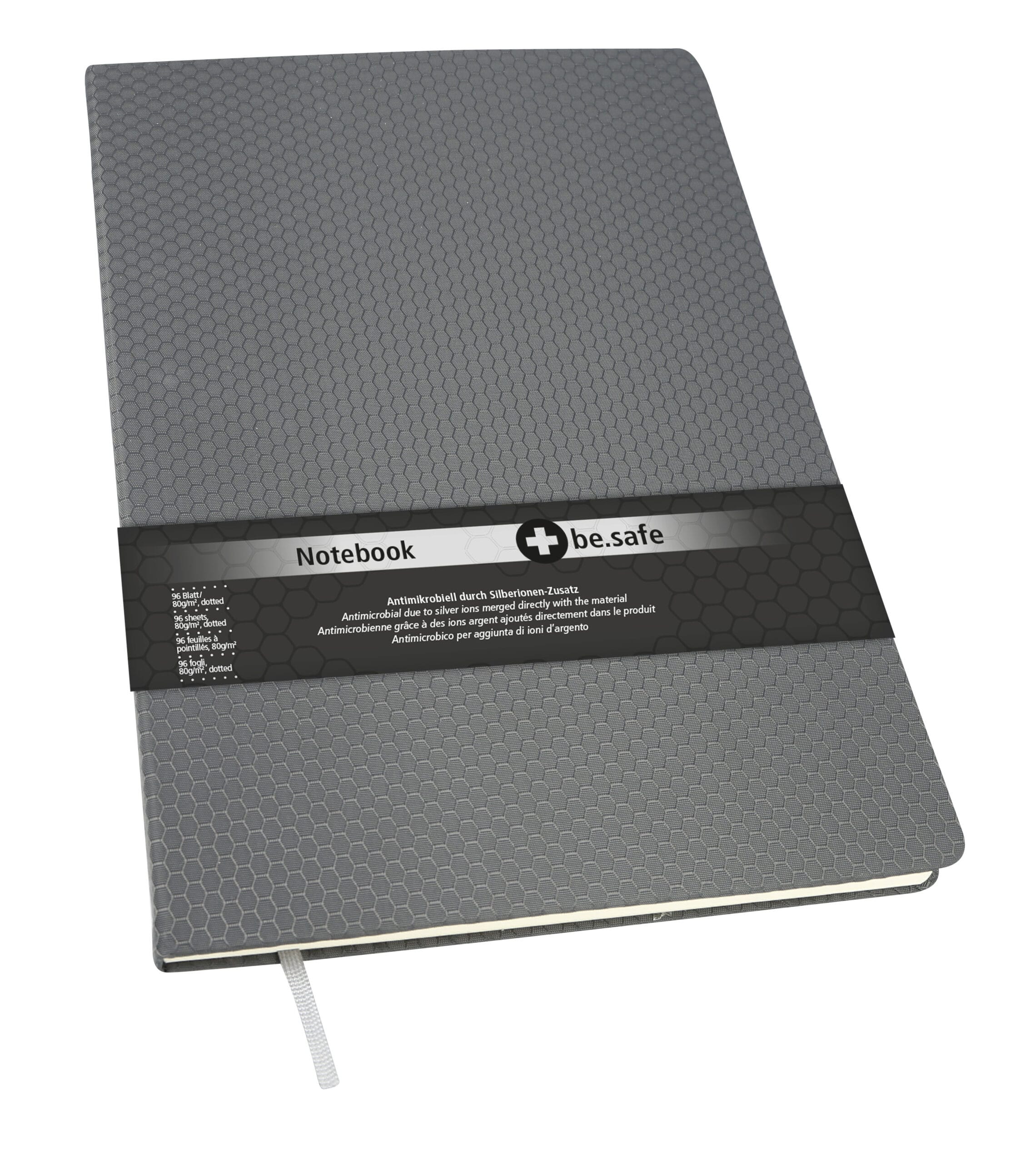 ONLINE-02275-6-4014421022752 ONLINE Notizbuch Be.Safe A4 02275/6 96 Blatt, dots – Hochwertig & günstig bei ShopDeca