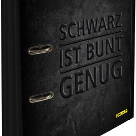 ONLINE Ordner Schwarz 7cm 10123/6 mit Gummiband