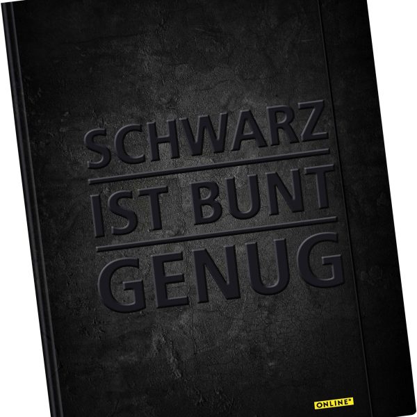 ONLINE Gummizugmappe A4 10124/6 Schwarz