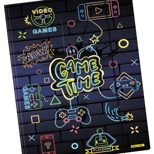 ONLINE Gummizugmappe A3 10142/6 Game Time