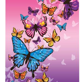 ONLINE Notizbuch Butterfly A5 10151/6 gepunktet, 80gr. 96 Blatt