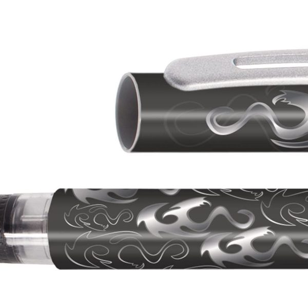 ONLINE Patronen Tintenroller 0.7mm 12029/3D Silver Phoenix