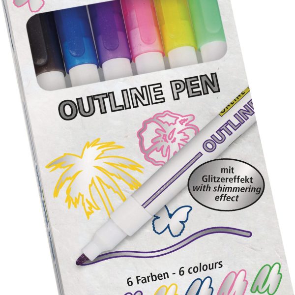 ONLINE Outline Marker 18616 6 Farben