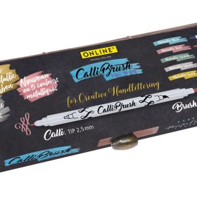 ONLINE Callibrush Pen Double Tip 19089 metallic ass. 2.5mm