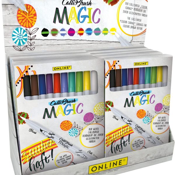 ONLINE Set 9+1 Calli Brush Magic 19138/12 5 Farben Double Tip, 2mm