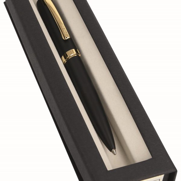 ONLINE Kugelschreiber Eleganza 34596 black/gold, slimsy box