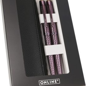 ONLINE Geschenkset Eleganza 34750 Diamond Wine, Lederetui