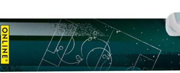 ONLINE Gelschreiber MagiXX Fussball 35078/3D Schreibfarbe blau 0.7mm