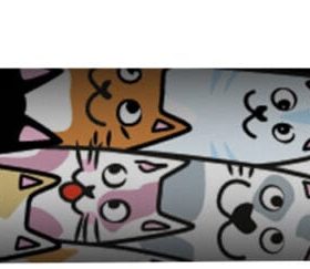 ONLINE Gelschreiber magiXX 0.7mm 35081/6D Fluffy Cats, radierbar