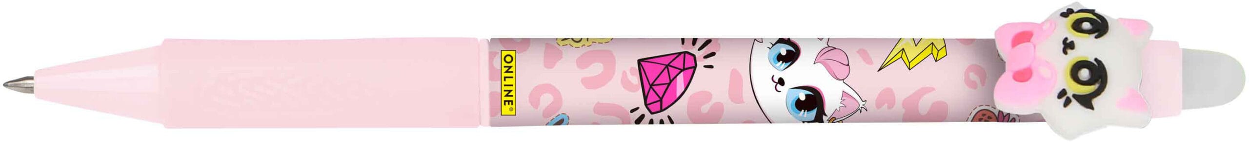 ONLINE-35413-3D-4014421354136 ONLINE Gelschreiber magiXX Fun Kitten 35413/3D schreibfarbe blau 0.7mm – Hochwertig & günstig bei ShopDeca