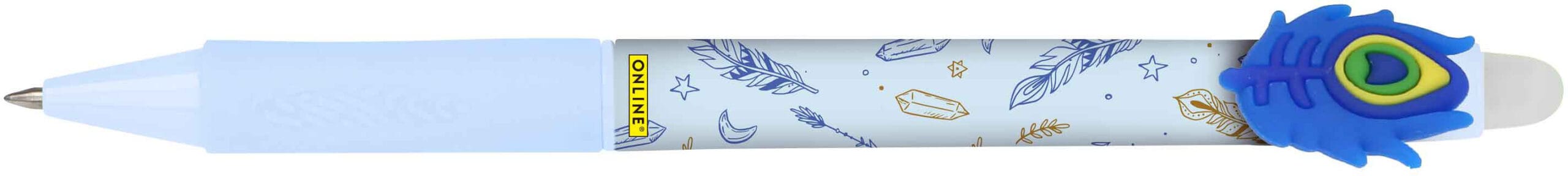 ONLINE-35421-3D-4014421354211 ONLINE Gelschreiber magiXX Feather 35421/3D schreibfarbe blau 0.7mm – Bild 1