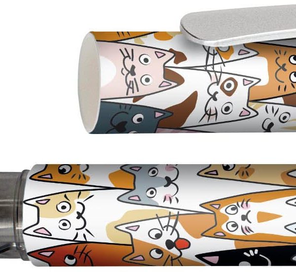 ONLINE Rollerball Campus II 0.7mm 61367/3D Fluffy Cats, blau