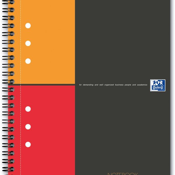 OXFORD Spiralbuch A5+ 100101849 kariert 5mm, 80g 80 Blatt