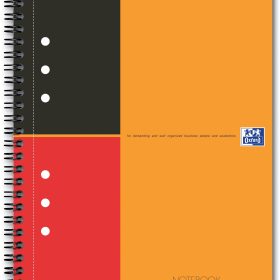 OXFORD Spiralbuch A5+ 100102680 liniert 6mm, 80g 80 Blatt