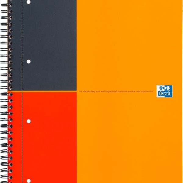 OXFORD Spiralbuch A4+ 100104036 liniert 6mm, 80g 80 Blatt