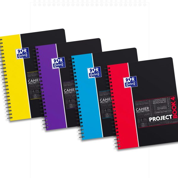 OXFORD Projectbook A4+ 400037432 kariert 5mm, 90g 100 Blatt