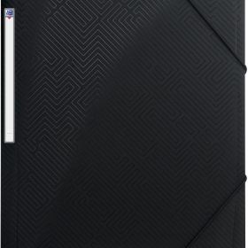 OXFORD Gummibandmappe Urban 24x32cm 400104347 schwarz, 150 Blatt