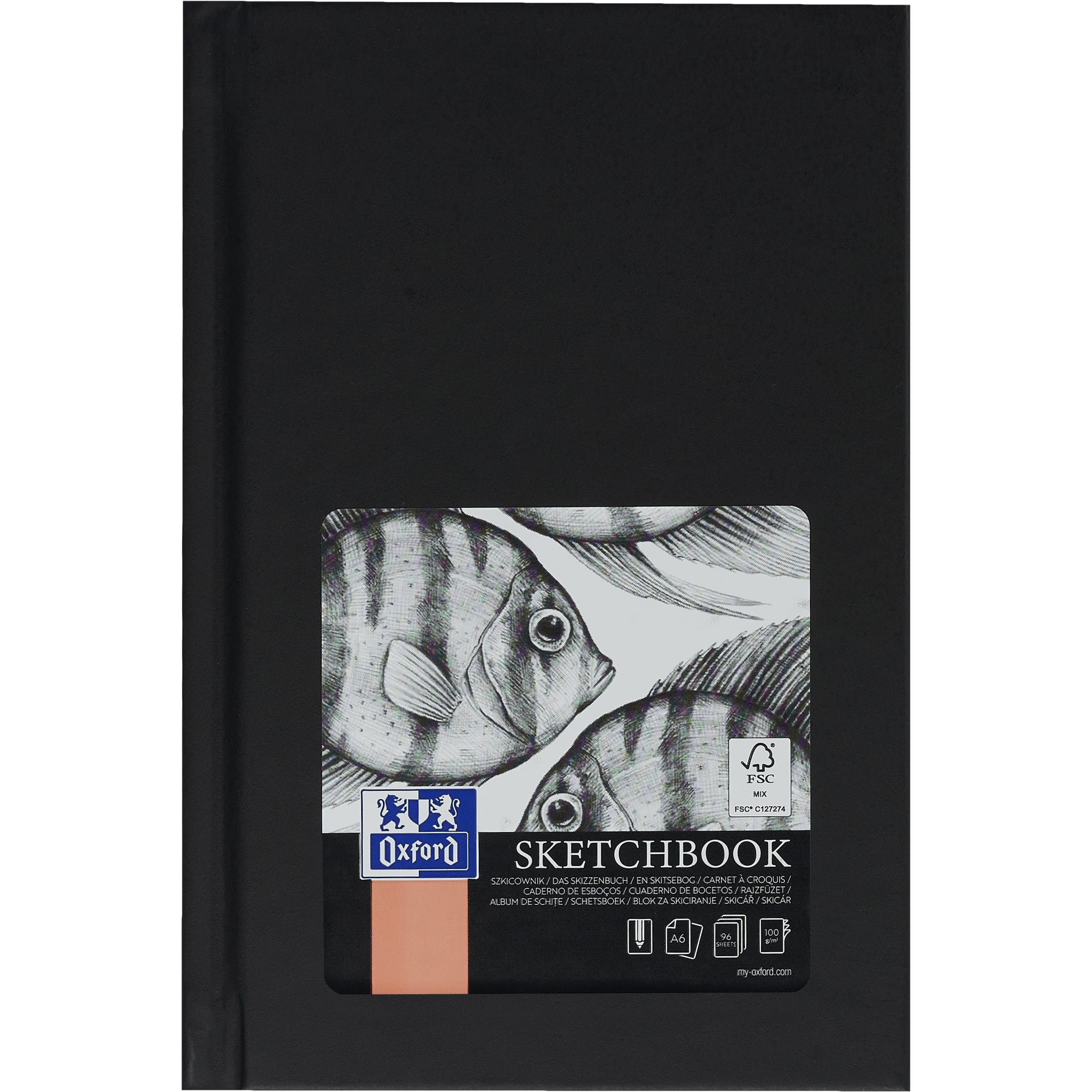 OXFORD-400152626-5904017390985 OXFORD Skizzenbuch A6 400152626 blanko, 100g 96 Blatt – Hochwertig & günstig bei ShopDeca