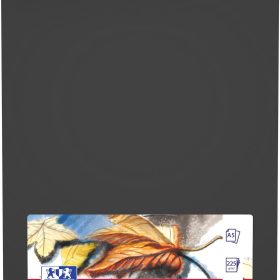 OXFORD Skizzenbuch A5 400152645 schwarz, blanco, 225g 40 Blatt