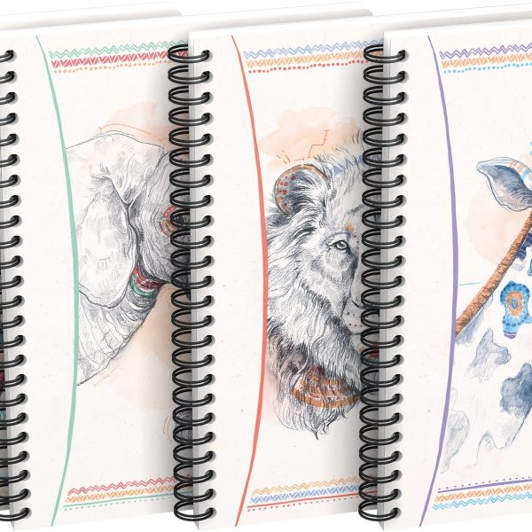 OXFORD Spiralbuch Boho Spirit A5 400153868 liniert, assortiert 60 Blatt