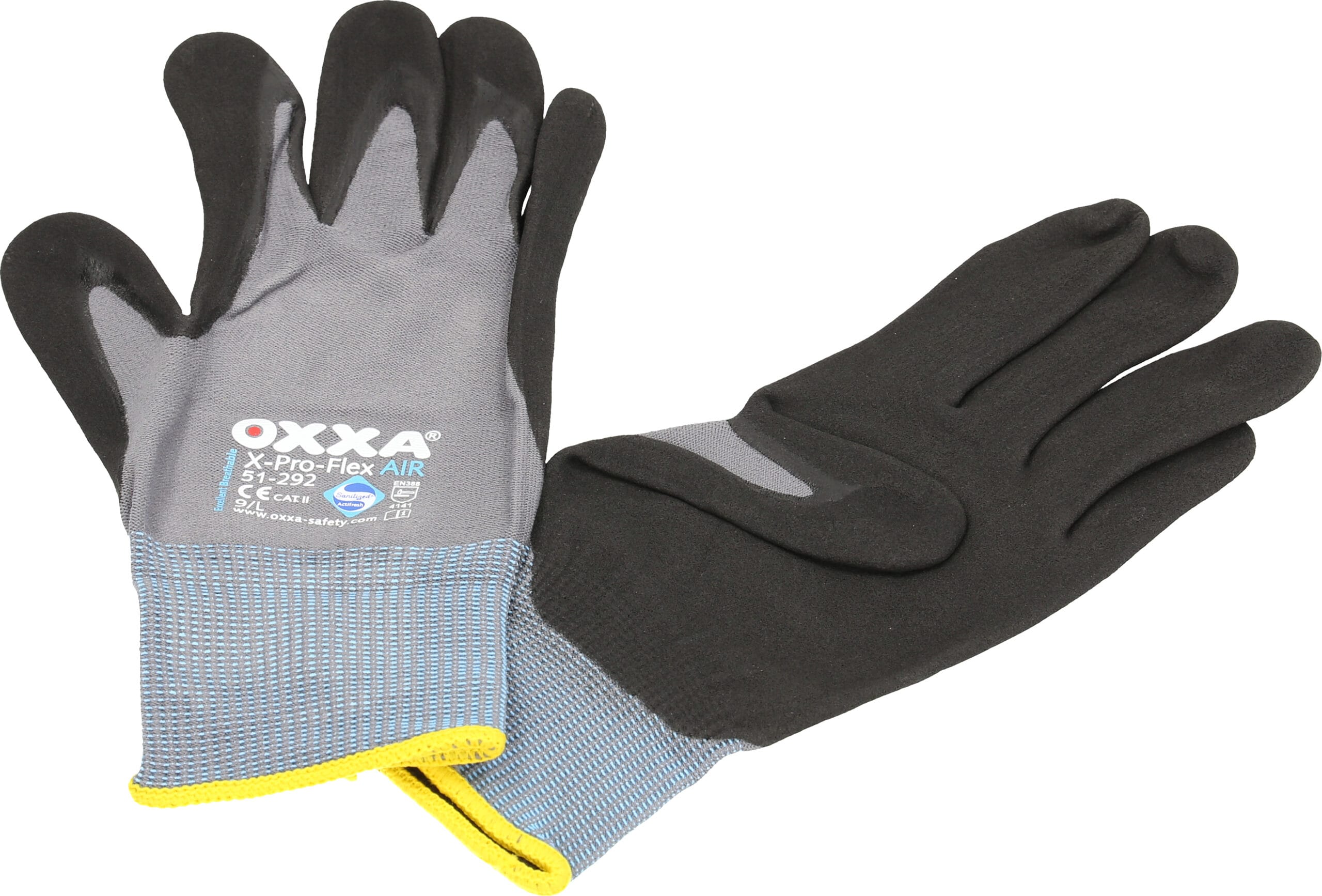 OXXA-51.292.09-8718249041020 OXXA Handschuh Pro-Flex Air Gr. L 51.292.09 Nylon, schwarze Microschaumb. – Hochwertig & günstig bei ShopDeca