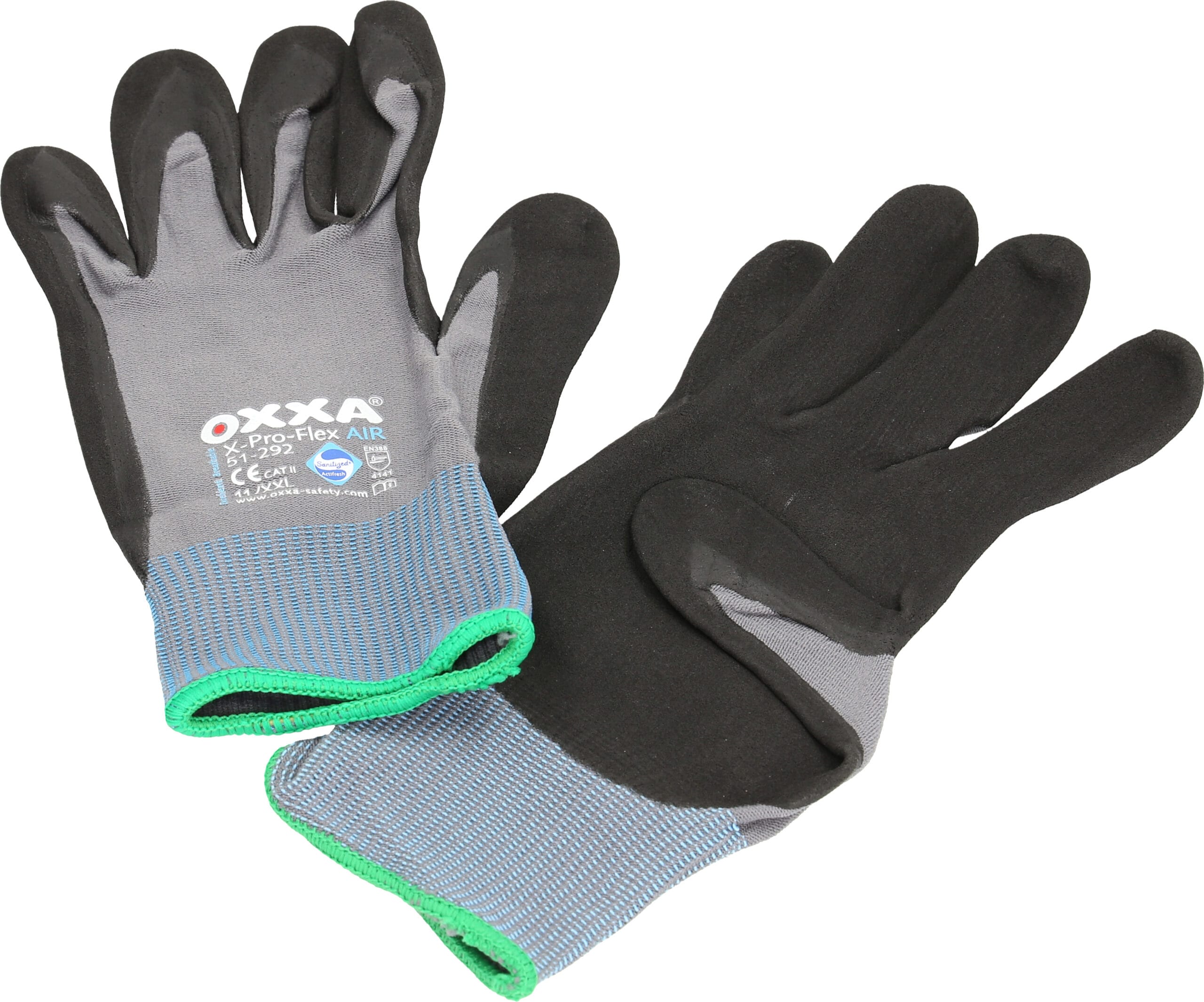 OXXA-51.292.11-8718249041082 OXXA Handschuh X-Pro-Flex Air XXL 51.292.11 Nylon, schwarzer Microschaum – Hochwertig & günstig bei ShopDeca