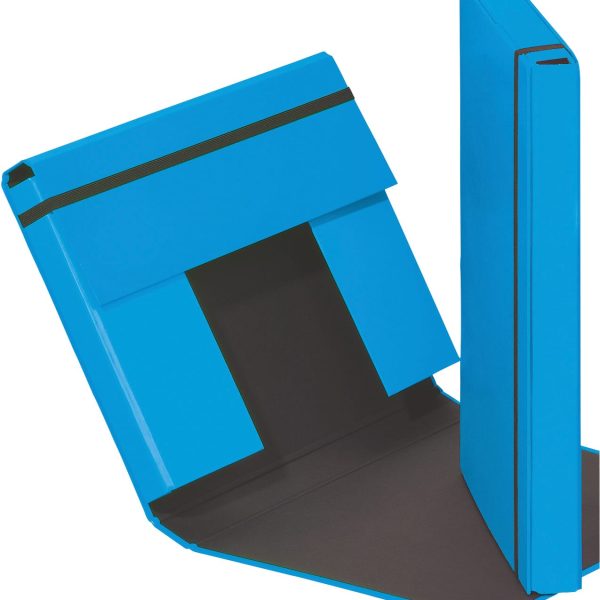 PAGNA Sammelbox Trend A4 21308-20 Gummizugverschluss blau