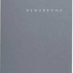 PAGNA Bewerbungsmappe Select A4 22002-06 grau 3-teilig