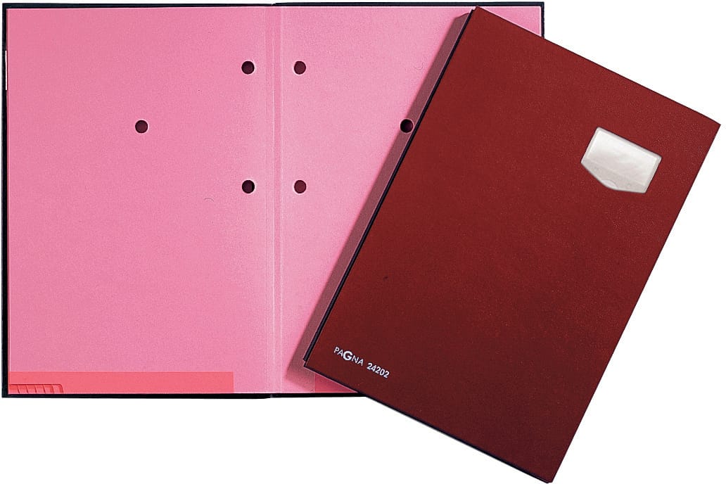 PAGNA-24102-01-4013951001275 PAGNA Unterschriftenmappe De Luxe A4 24102-01 rot 10-teilig – Hochwertig & günstig bei ShopDeca