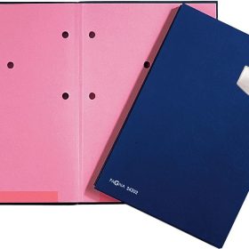 PAGNA Unterschriftenmappe De Luxe A4 24102-02 blau 10-teilig