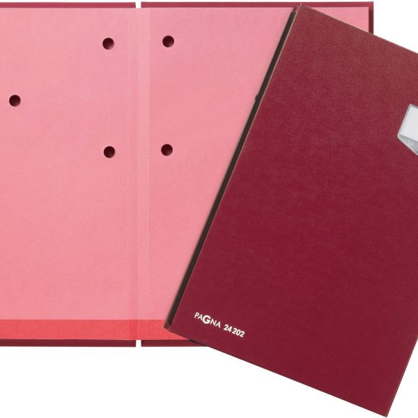 PAGNA Unterschriftenmappe De Luxe A4 24202-01 rot 20-teilig