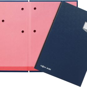 PAGNA Unterschriftenmappe De Luxe A4 24202-02 blau 20-teilig